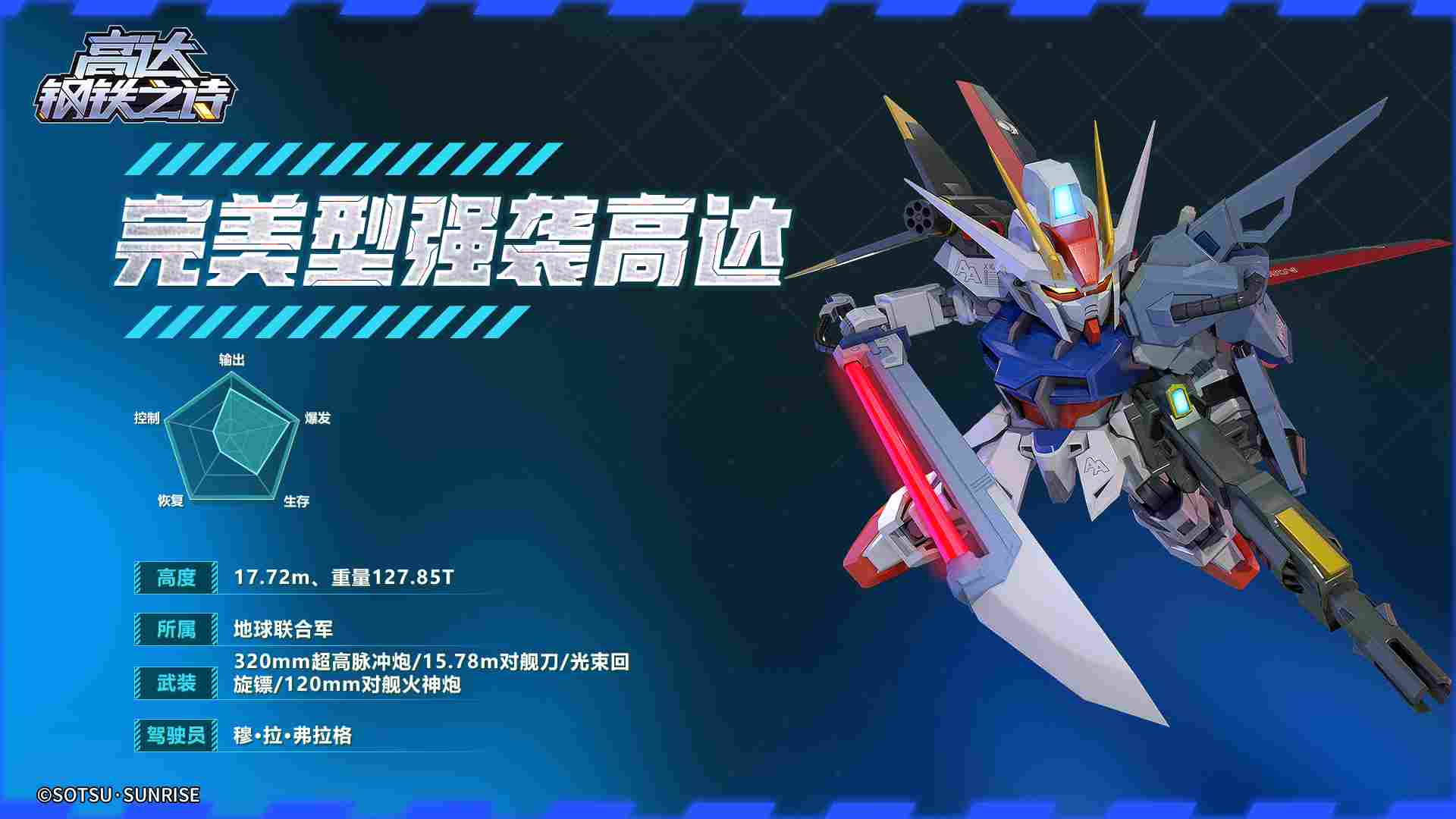 高达钢铁之诗化不可能为可能!完美型强袭高达登场! 高达钢铁之诗化不可能为可能!完美型强袭高达登场!