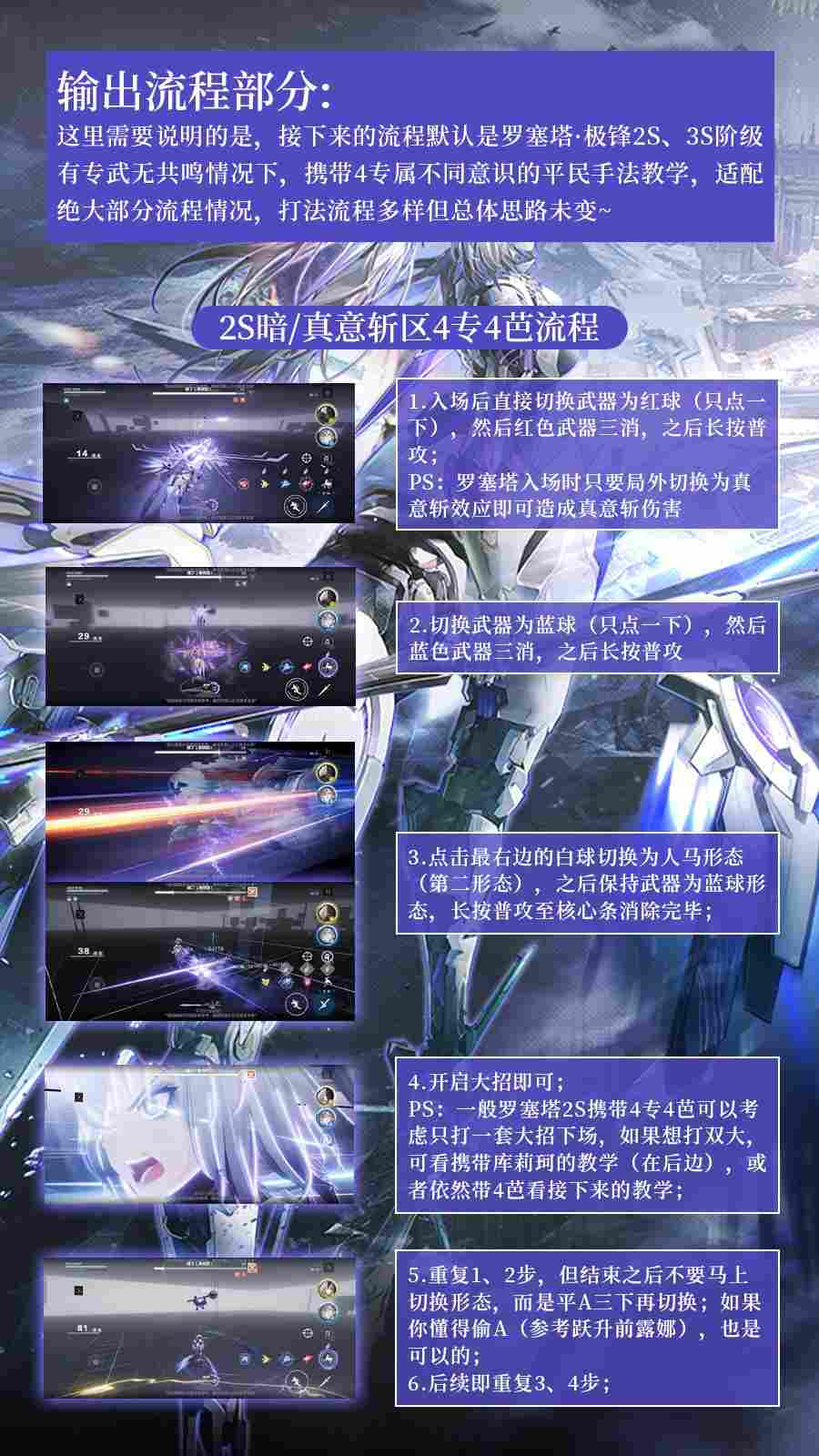 战双帕弥什【战双实战论16】罗塞塔•极锋角色攻略一图流 战双帕弥什【战双实战论16】罗塞塔•极锋角色攻略一图流